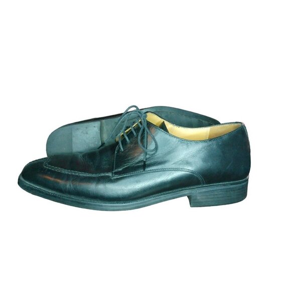 Mezlan Picardie Men's Leather Black Lace-up Handmade in Spain size 8.5 shoes - Picture 1 of 16